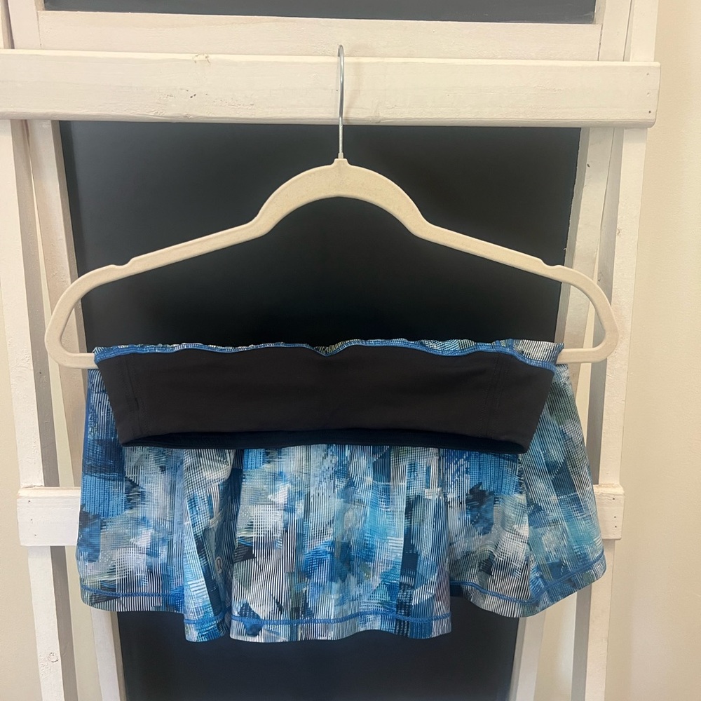 lululemon athletica Blue and Black Skirt